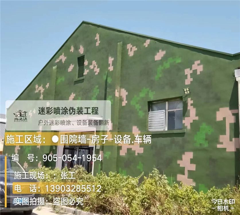 沙坪坝外墙数码迷彩漆施工报价清单（100㎡标准墙面测算）